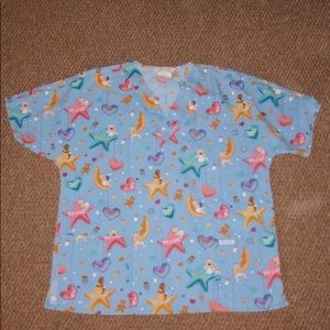 Baby Patterned Medium Scrub Shirt